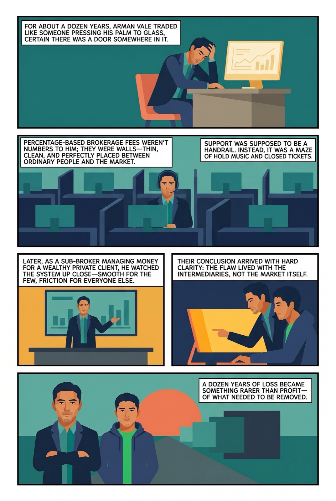 flat design comic