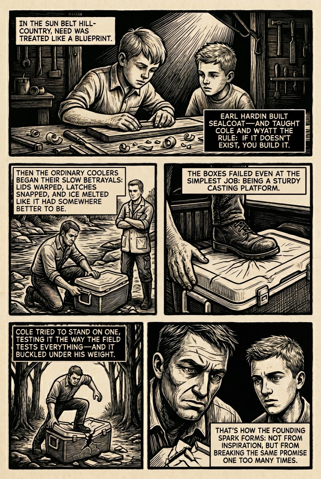 woodcut comic
